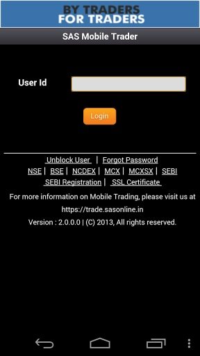 SAS Mobile Trader截图1