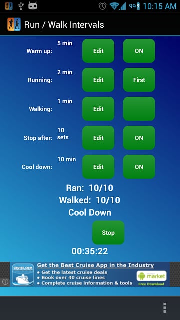 Run / Walk Intervals Timer截图8