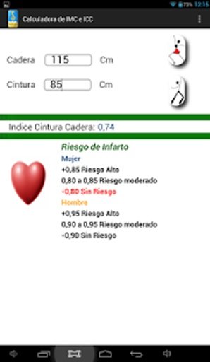 Calculadora de IMC y ICC截图4