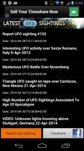 Latest UFO Sightings截图3