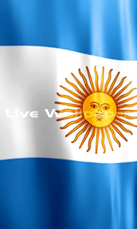 Argentina Flag LWP Free截图2