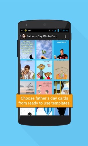 Fathers Day Photo Card截图2