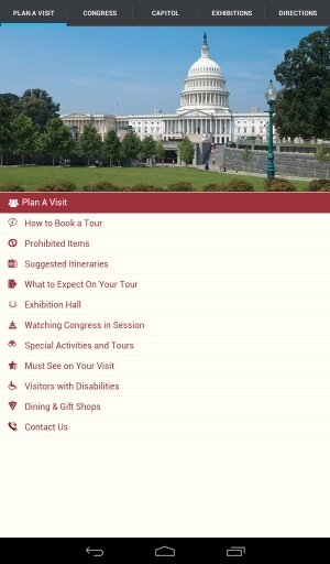 U.S. Capitol Visitor Guide截图1