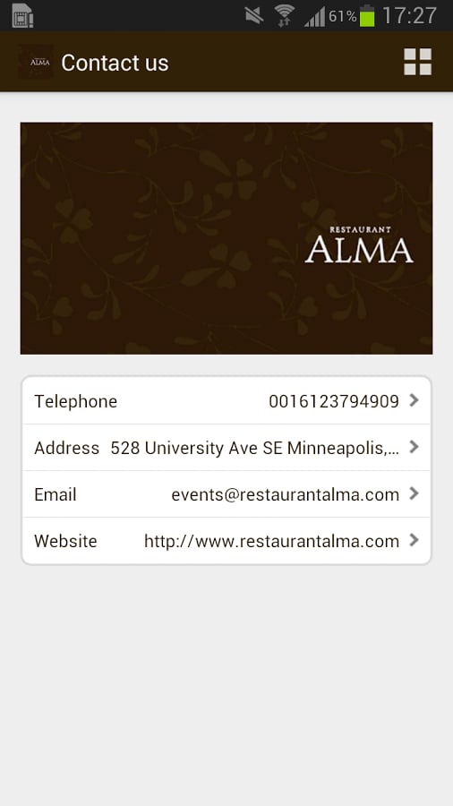 Restaurant Alma截图2