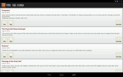 Vinyl Cafe Player截图2