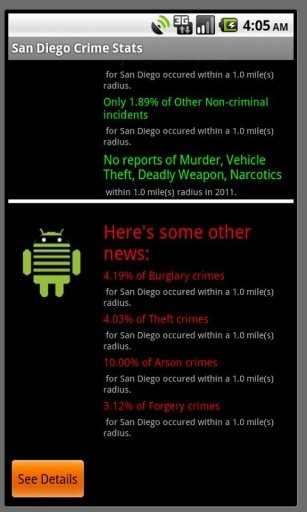 San Diego Crime Stats截图7