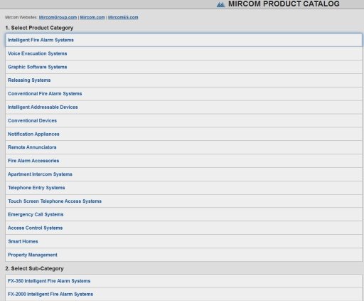 Mircom Product Catalog截图1