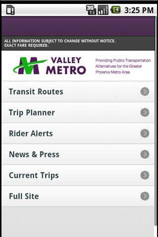 Phoenix Transit App截图1