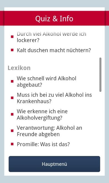 HaLT Alkohol Notfall截图5