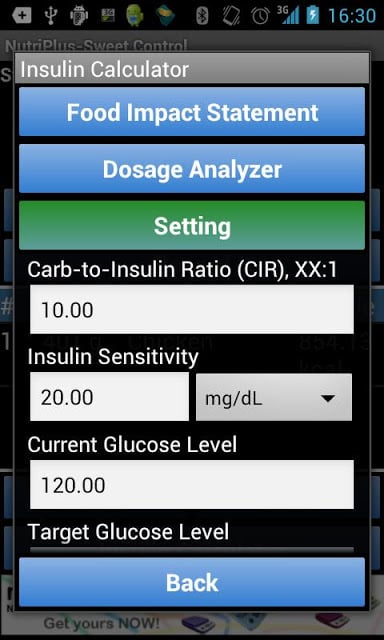 NutriPlus-Sweet Control截图3