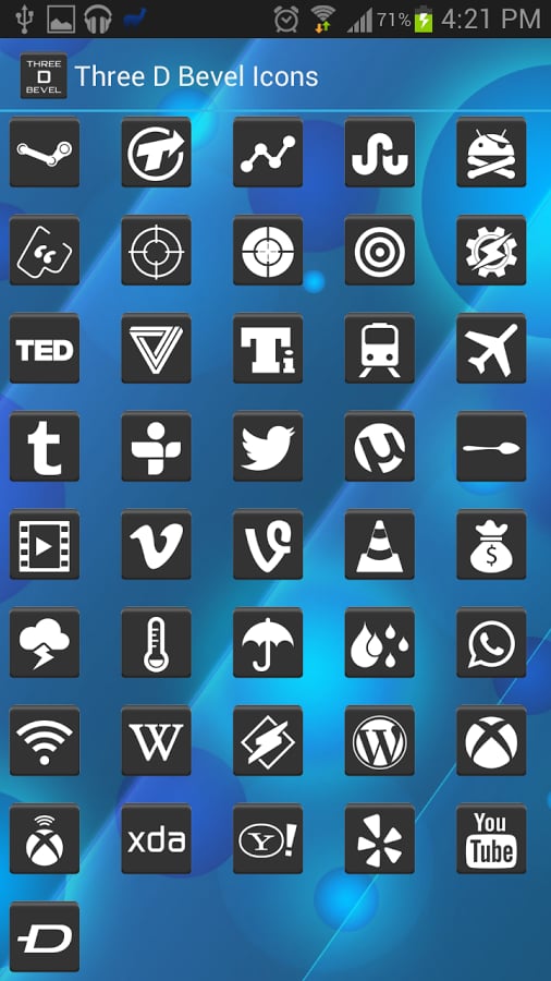 Three D Bevel Icon Pack截图2