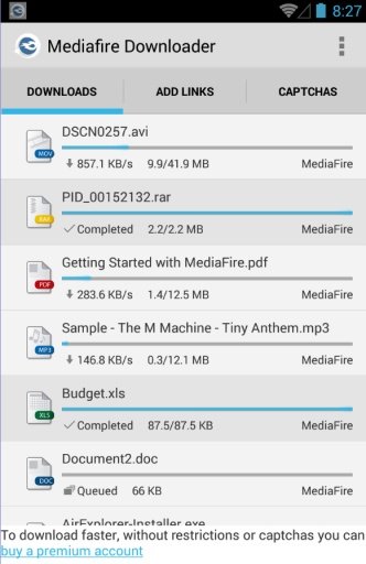 Mediafire Downloader截图3