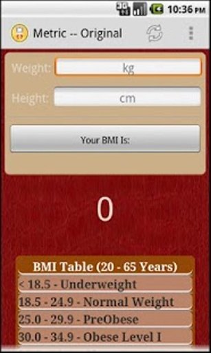 BMI Calculator - How Healthy Are You?截图2