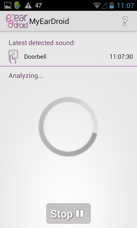 MyEarDroid - Sound Recognition截图4
