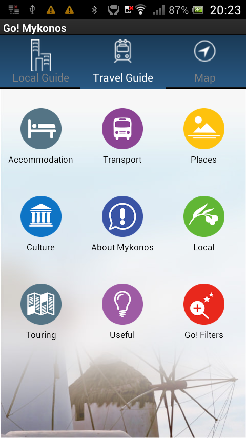 Go! Mykonos Application截图2