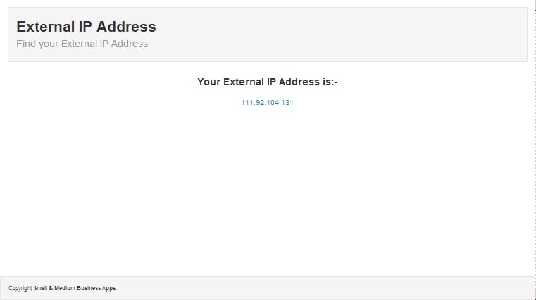 External IP Address截图3