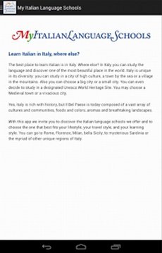 My Italian Language Schools截图