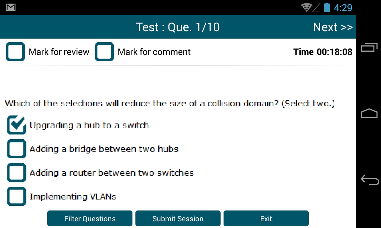 CCNA 200-101 Exam Online...截图1