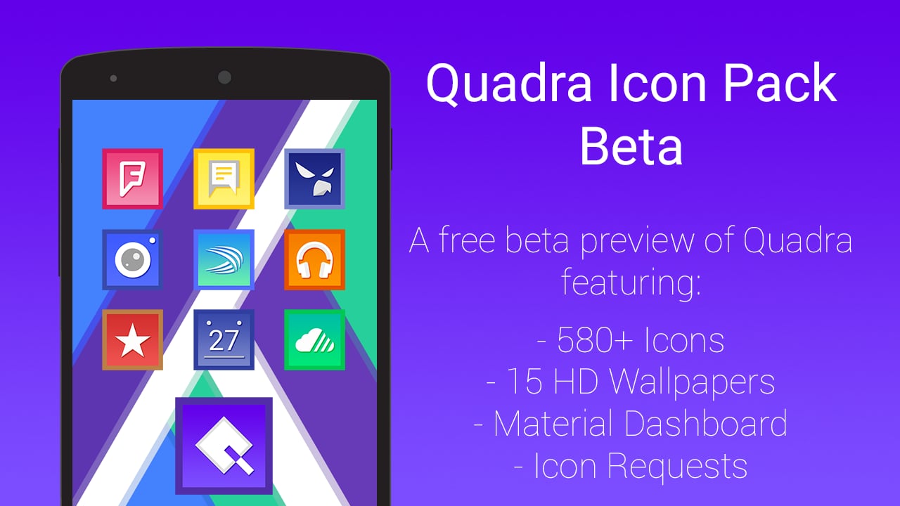 Quadra - Icon Pack (Beta...截图1