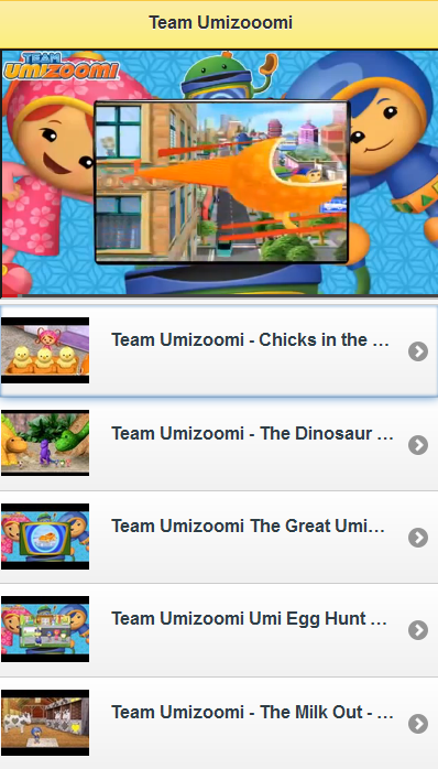 Team Umizoomi Cartoons Fan App截图6