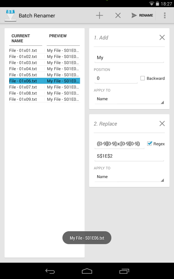 Batch Renamer截图2