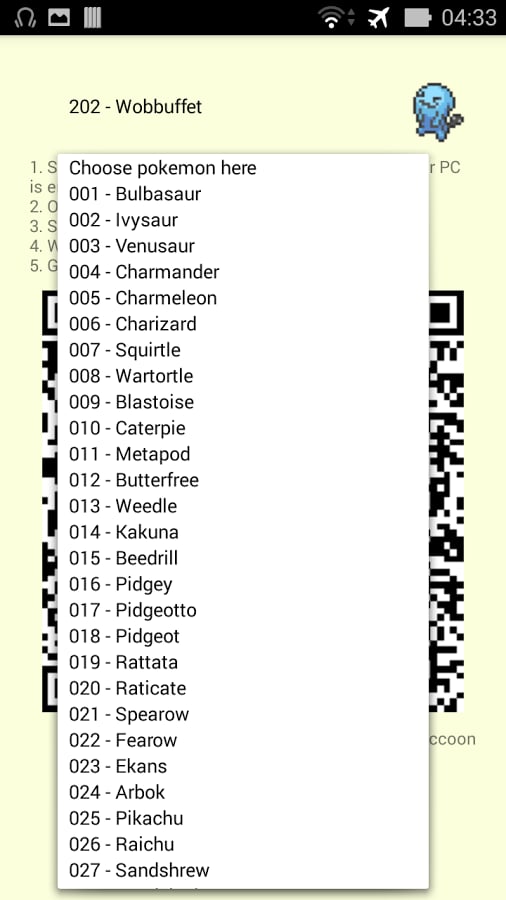 QR Codes for Pokemon XYO...截图3