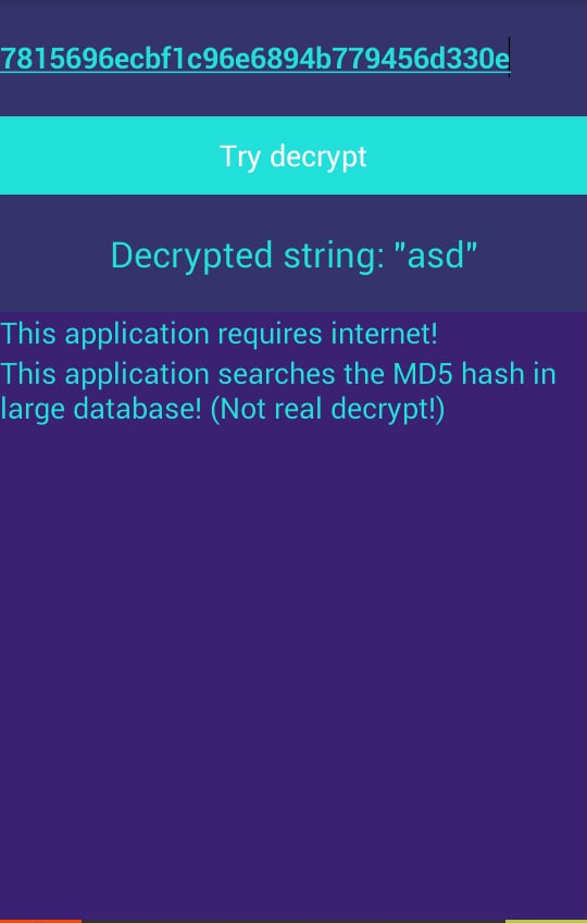 MD5 Decrypter截图4