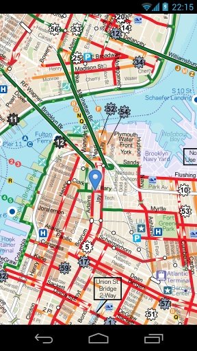 NYC Bike Map Offline截图2