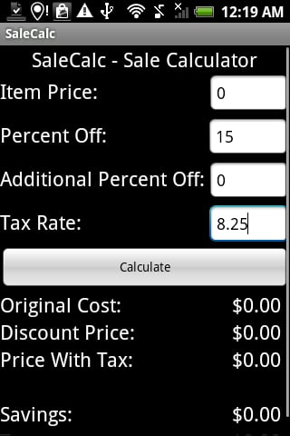 SaleCalc - Sale Calculat...截图2