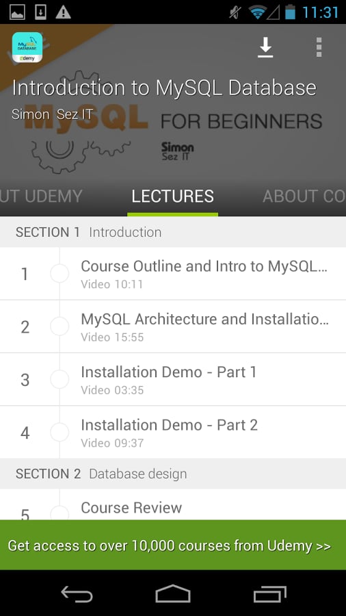 Basic MySQL Database截图5