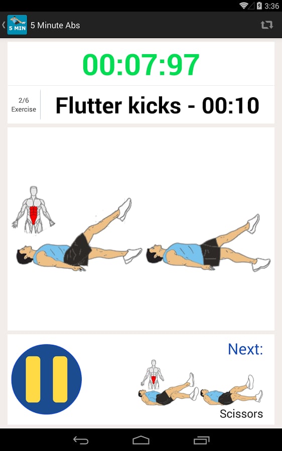 5 Minute ABS Workout rou...截图6