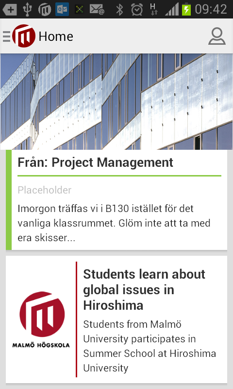 Malmö University Student App截图2