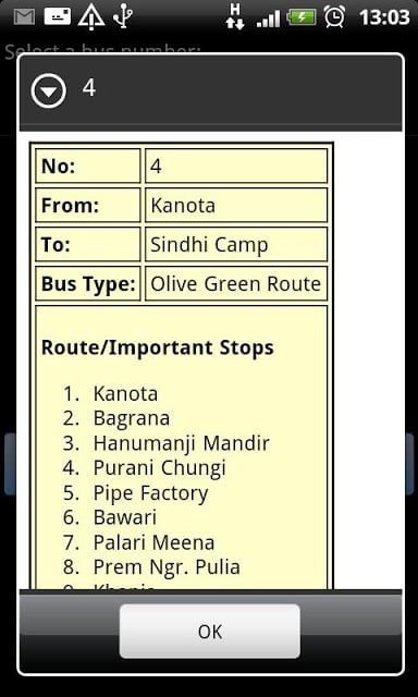 Jaipur Bus Info截图4