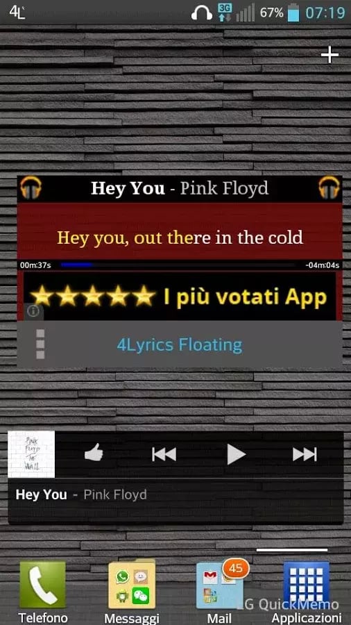 4Lyrics Floating截图1