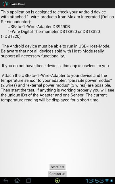 1-Wire-Demo截图2