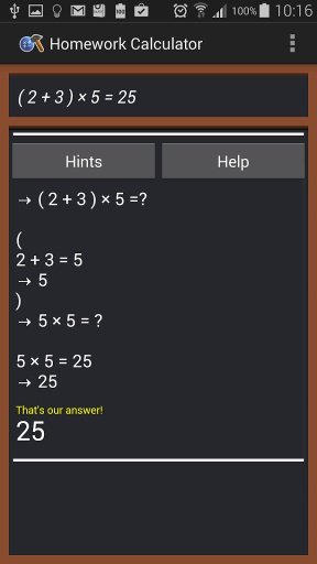 Homework Calculator截图5