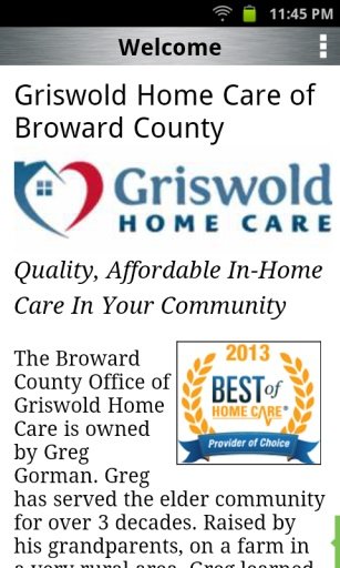 Griswold Home Care Broward截图1
