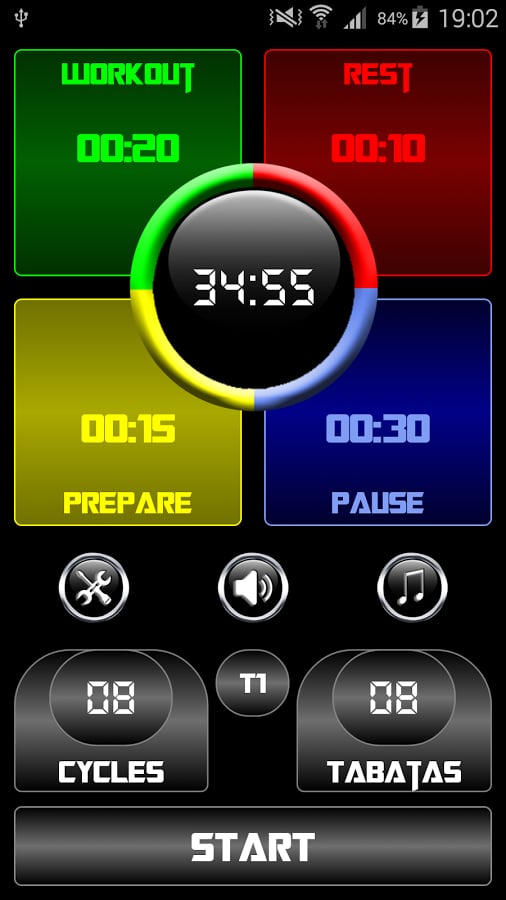 Tabata Timer (Free)截图1