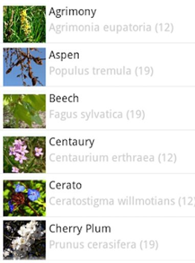 Bach Flower Remedy Browser截图6