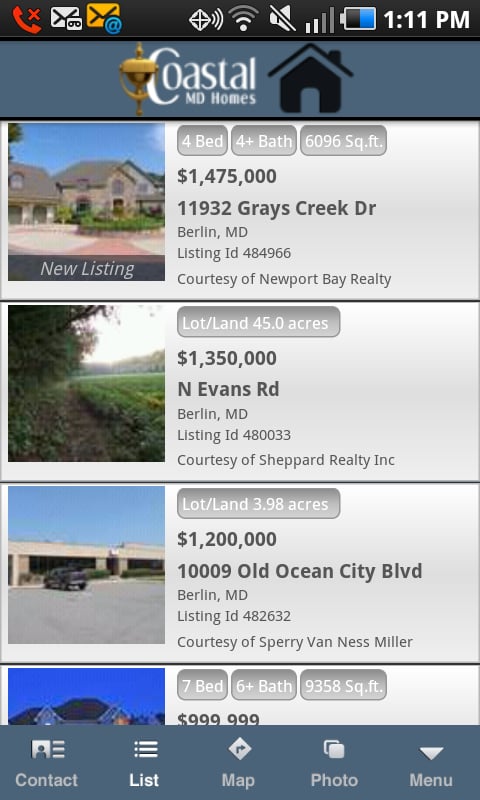 Coastal MD Home Search截图1