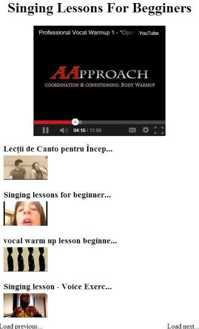 Singing Lessons For Beginners截图1