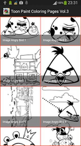 Toon Paint Coloring Pages Vol.3截图4