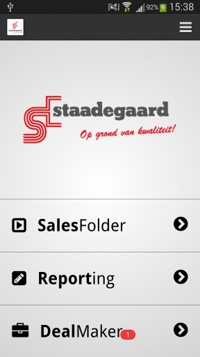 Staadegaard SalesRapp截图2