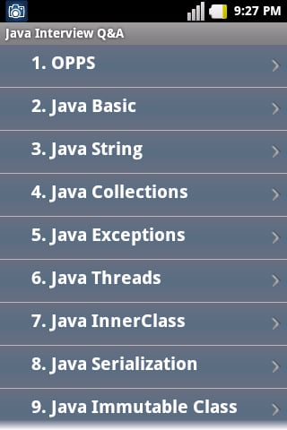 JAVA Interview Q&amp;A/Tutorial截图1