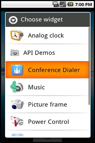 Conference Dialer Widget截图2