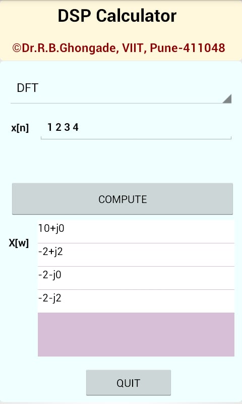 DSP CALCULATOR截图1