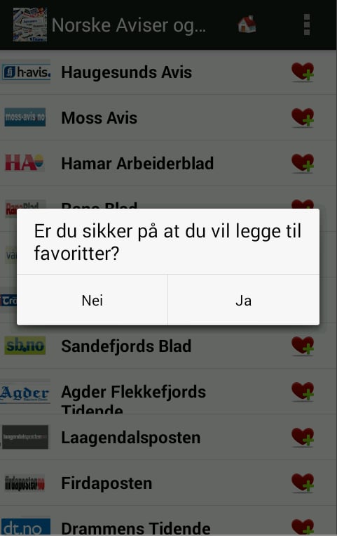 Norske Aviser og Nyheter截图2