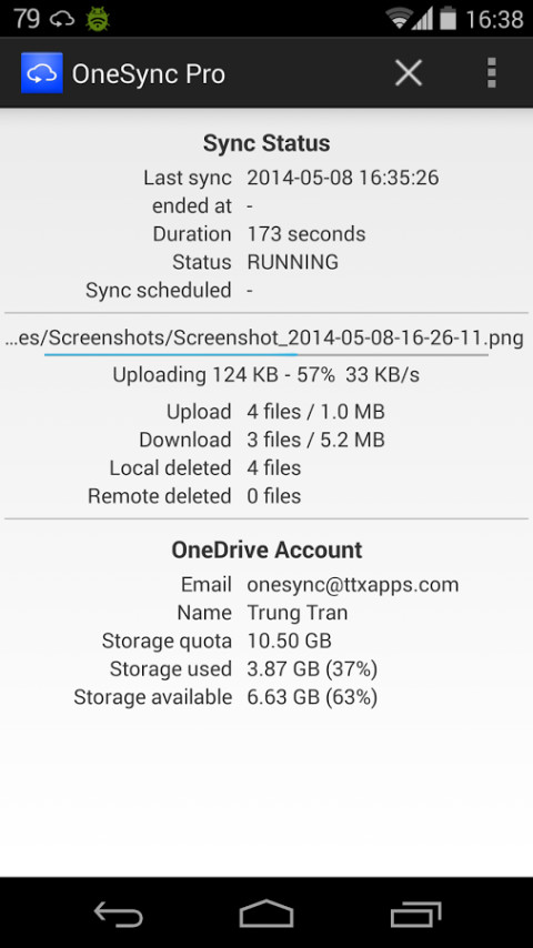 OneSync (OneDrive Autosy...截图3