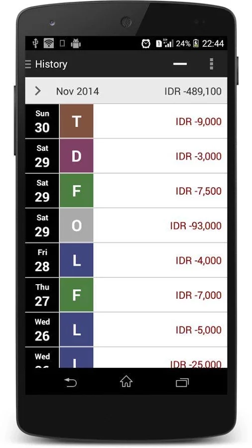 Daily Money Manager截图8