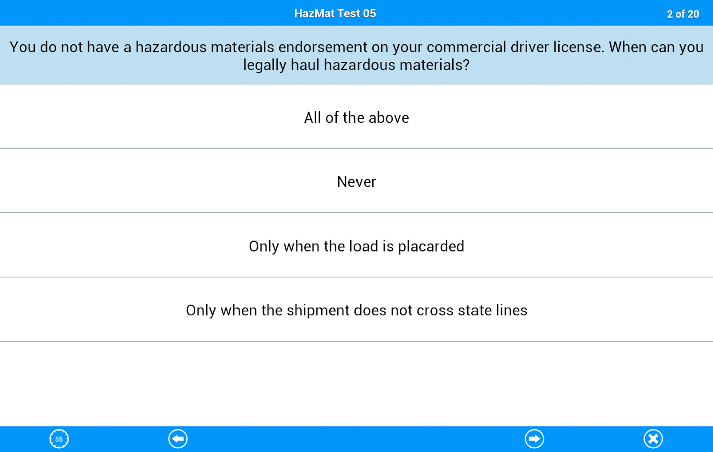 HazMat Test Lite截图2